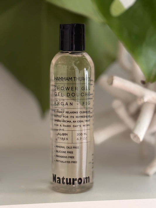 Sprchový gel Argan&Fík Naturom 200ml