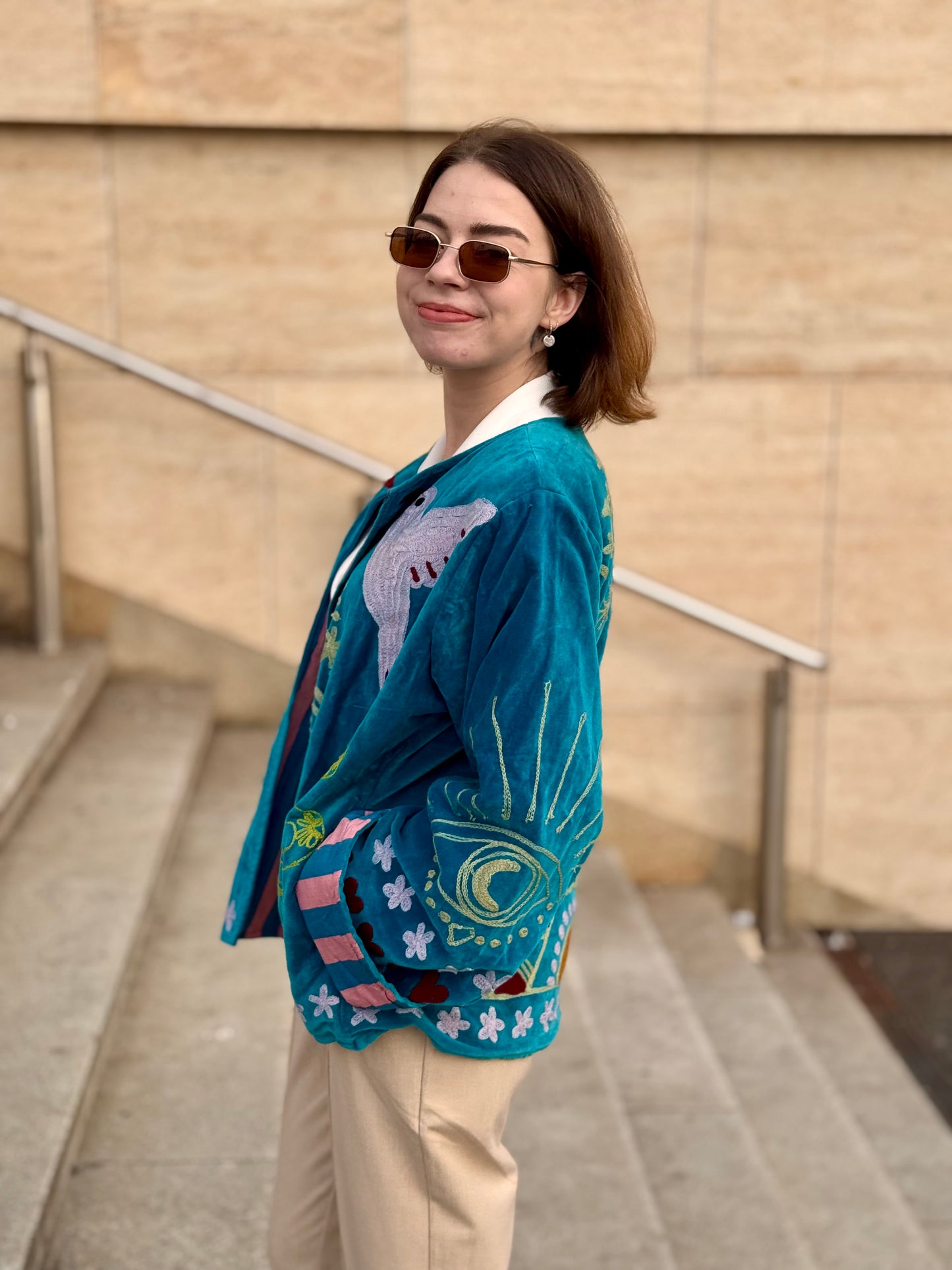 Bunda Suzanni Velvet Blue