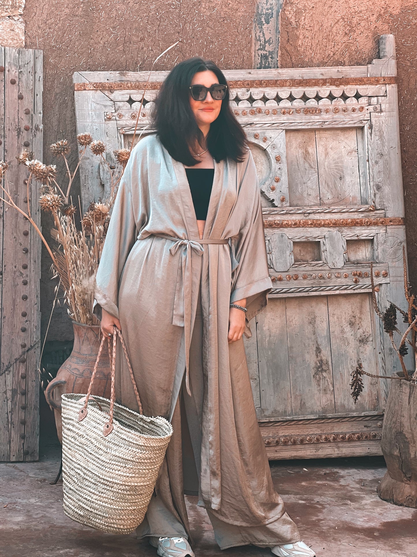 Komplet kalhoty + kaftan